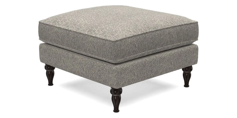 Cooksbridge Standard Footstool in Two Tone Plain Biscuit