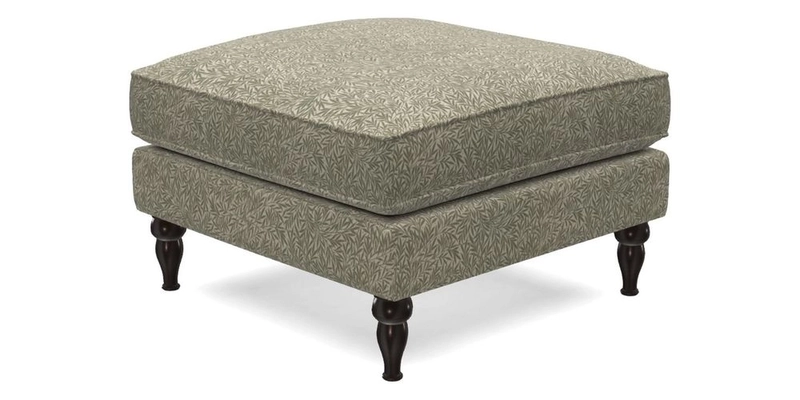 Cooksbridge Standard Footstool in Two Tone Plain Biscuit