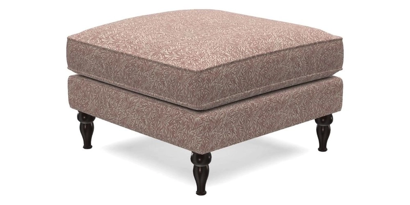 Cooksbridge Standard Footstool in Two Tone Plain Biscuit