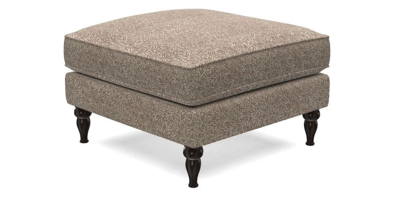 Cooksbridge Standard Footstool in Two Tone Plain Biscuit