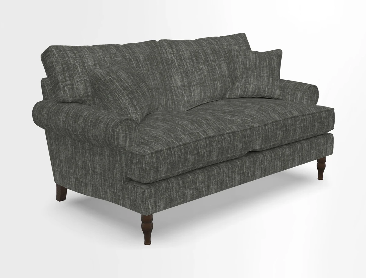 Cooksbridge 3 seater sofa in Linwood Omega Velvet Green Tea