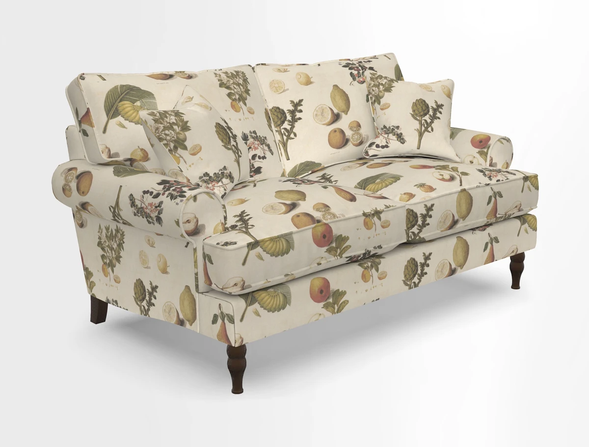 Cooksbridge 3 seater sofa in Linwood Omega Velvet Green Tea