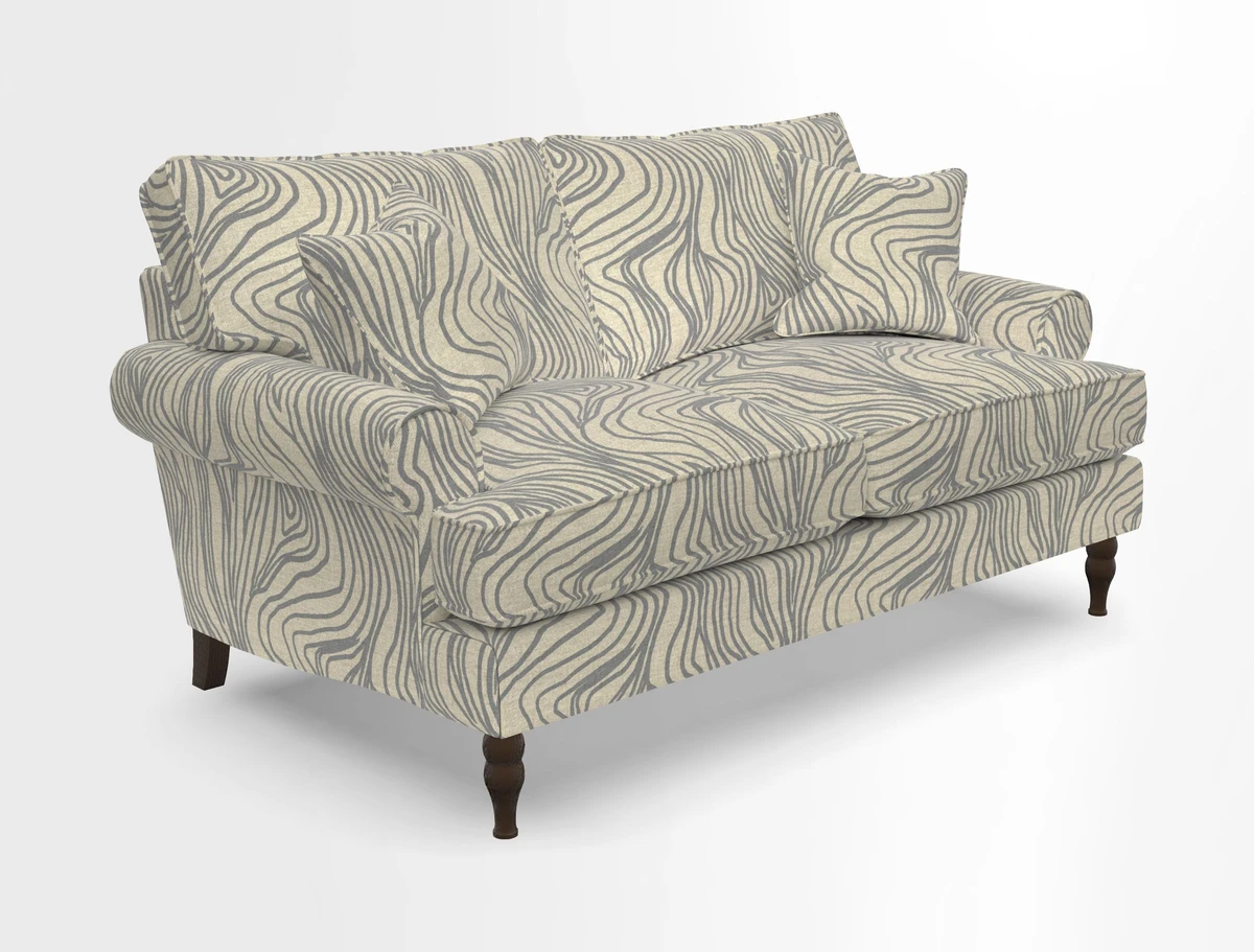 Cooksbridge 3 seater sofa in Linwood Omega Velvet Green Tea