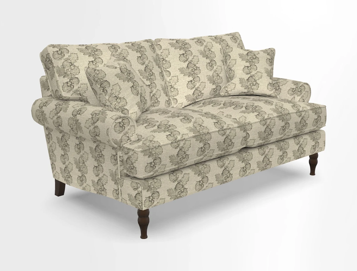 Cooksbridge 3 seater sofa in Linwood Omega Velvet Green Tea
