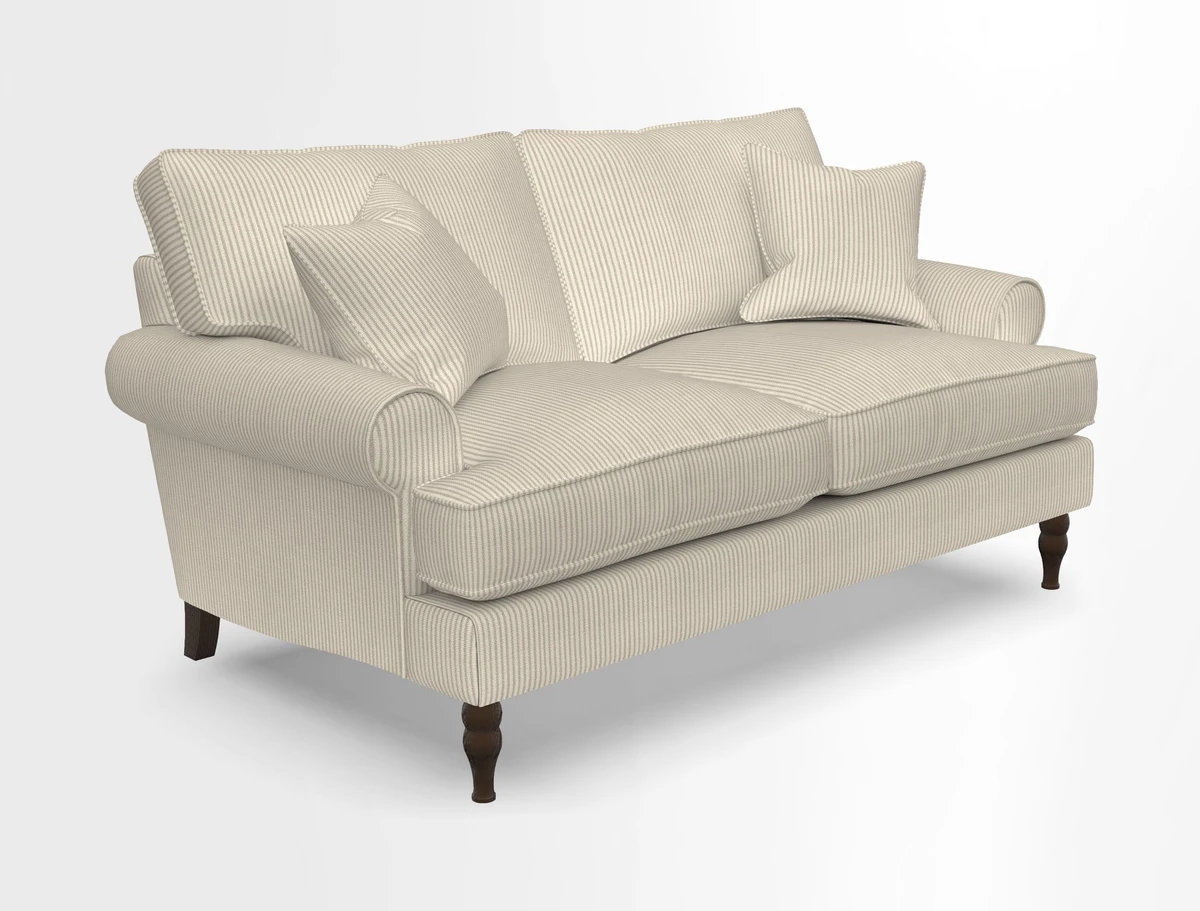 Cooksbridge 3 seater sofa in Linwood Omega Velvet Green Tea