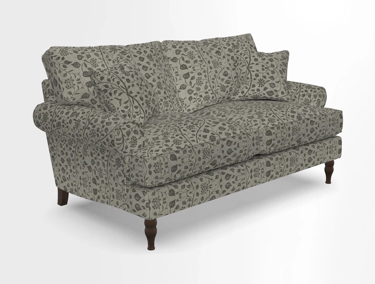 Cooksbridge 3 seater sofa in Linwood Omega Velvet Green Tea