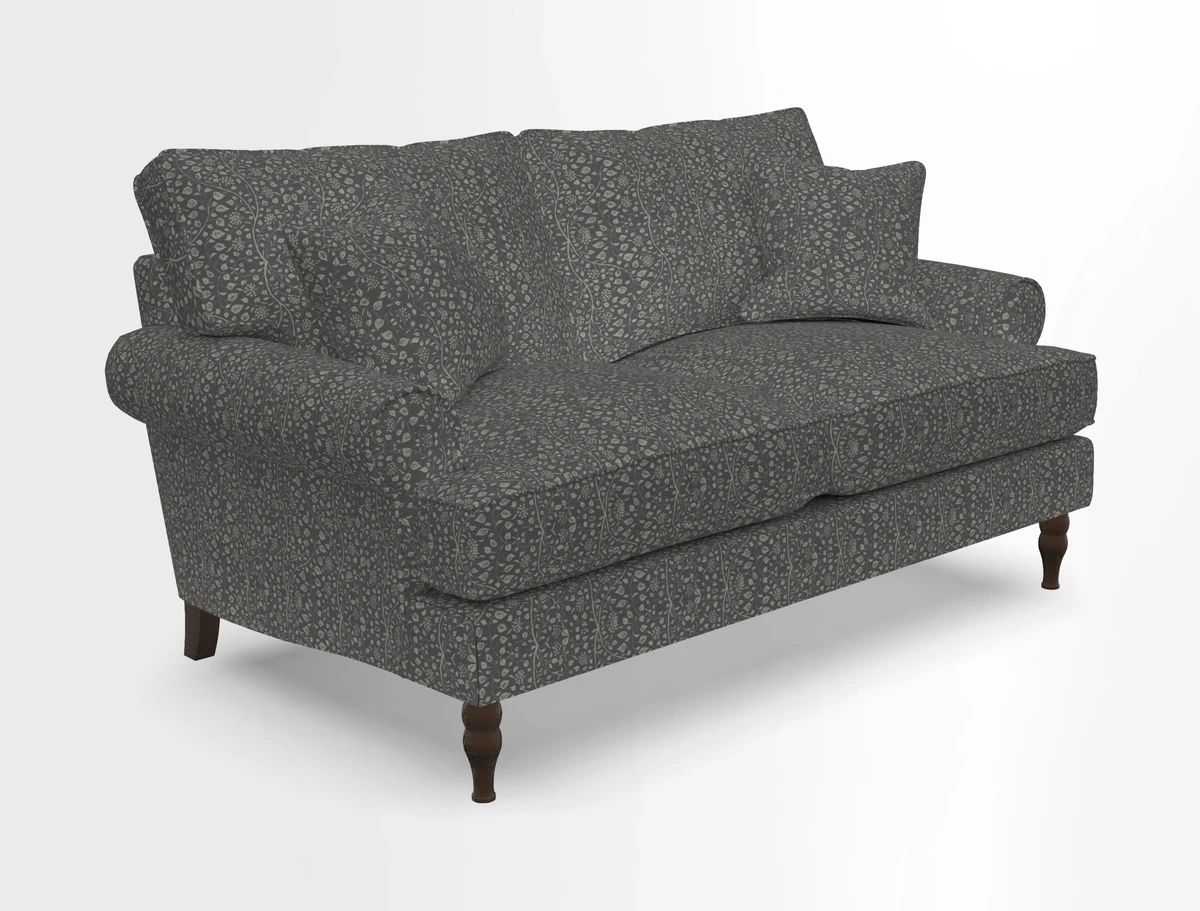Cooksbridge 3 seater sofa in Linwood Omega Velvet Green Tea