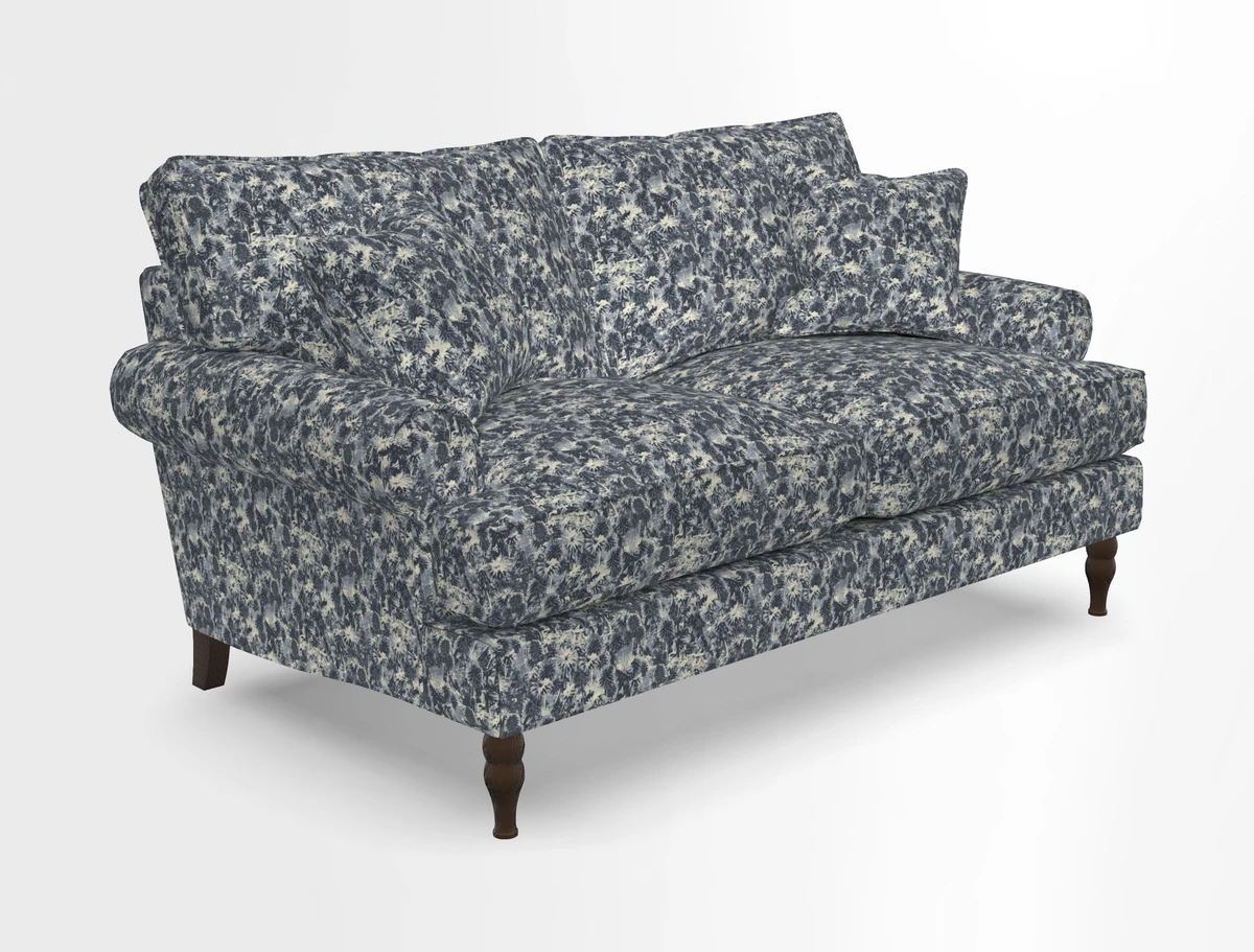 Cooksbridge 3 seater sofa in Linwood Omega Velvet Green Tea