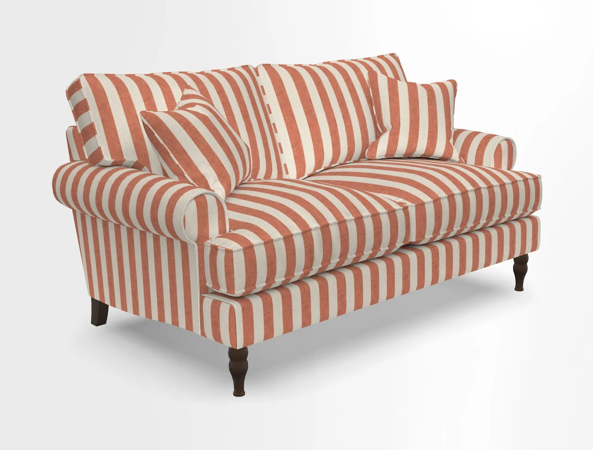 Cooksbridge 3 seater sofa in Linwood Omega Velvet Green Tea