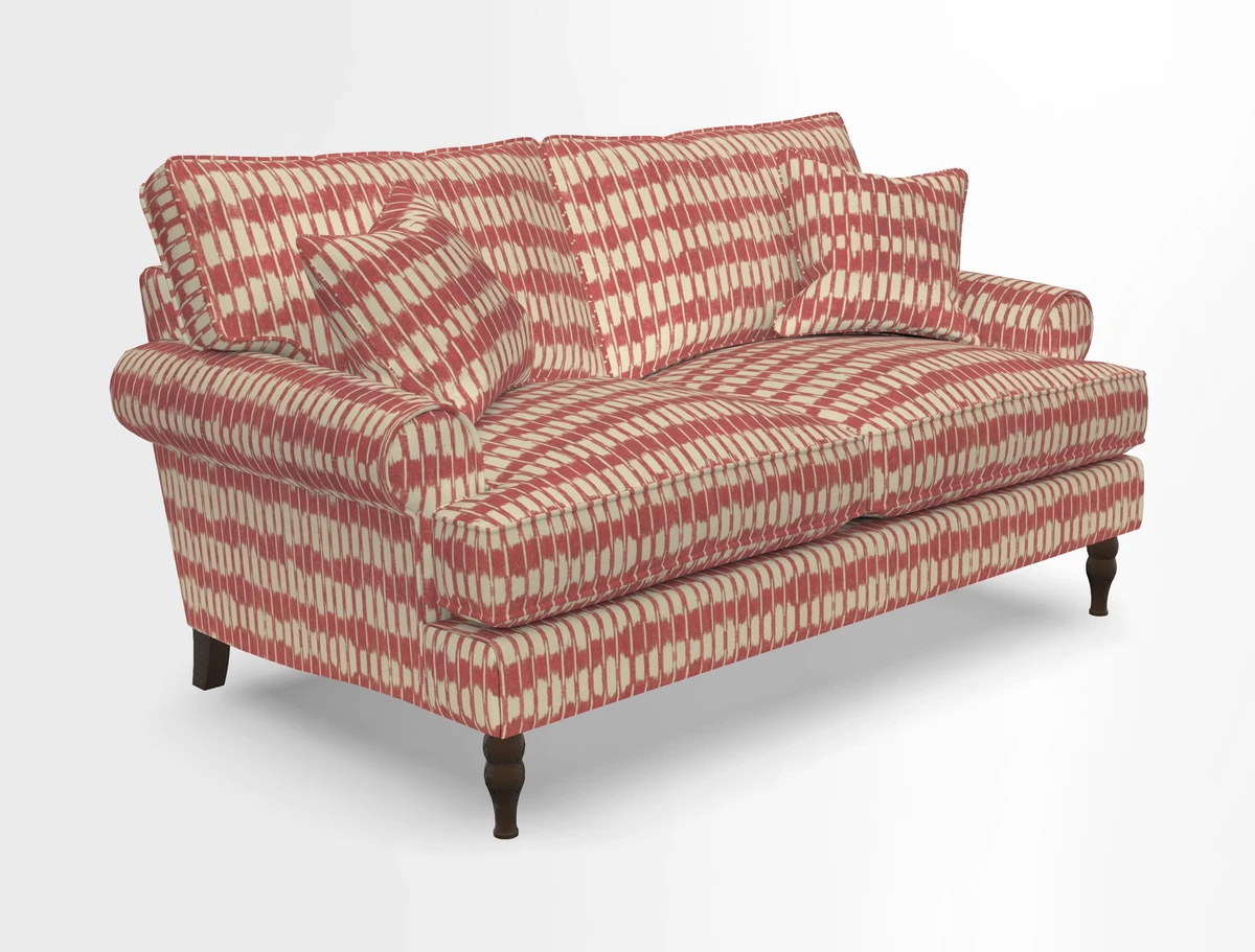 Cooksbridge 3 seater sofa in Linwood Omega Velvet Green Tea