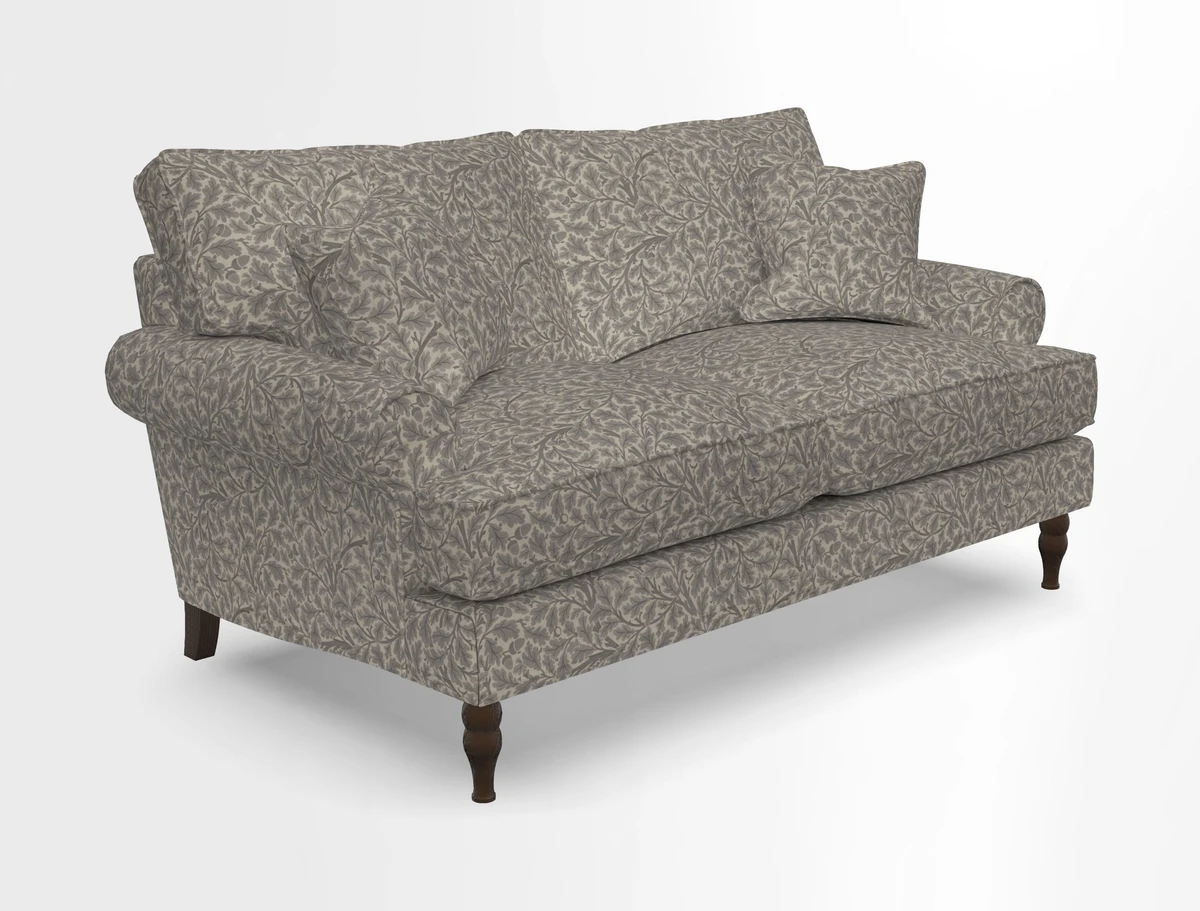 Cooksbridge 3 seater sofa in Linwood Omega Velvet Green Tea
