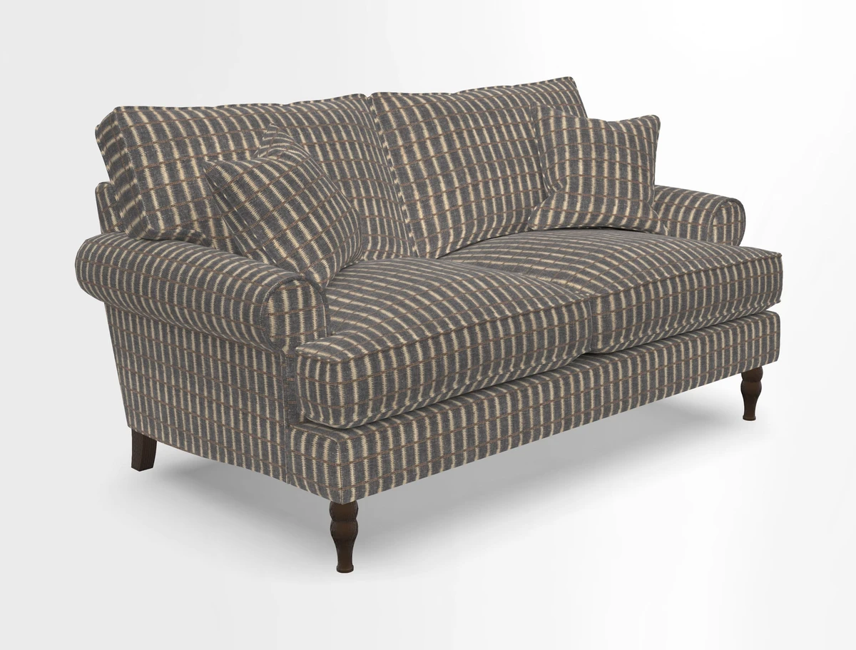 Cooksbridge 3 seater sofa in Linwood Omega Velvet Green Tea