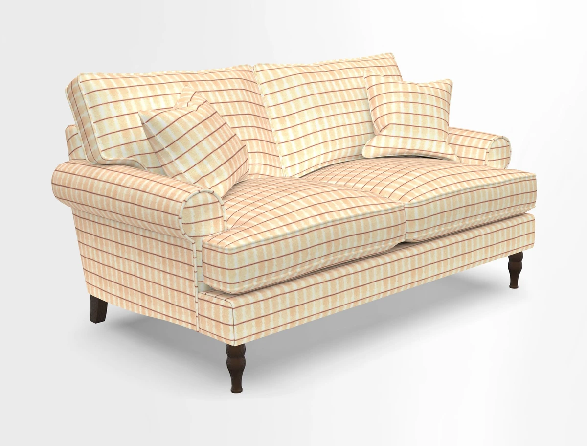 Cooksbridge 3 seater sofa in Linwood Omega Velvet Green Tea