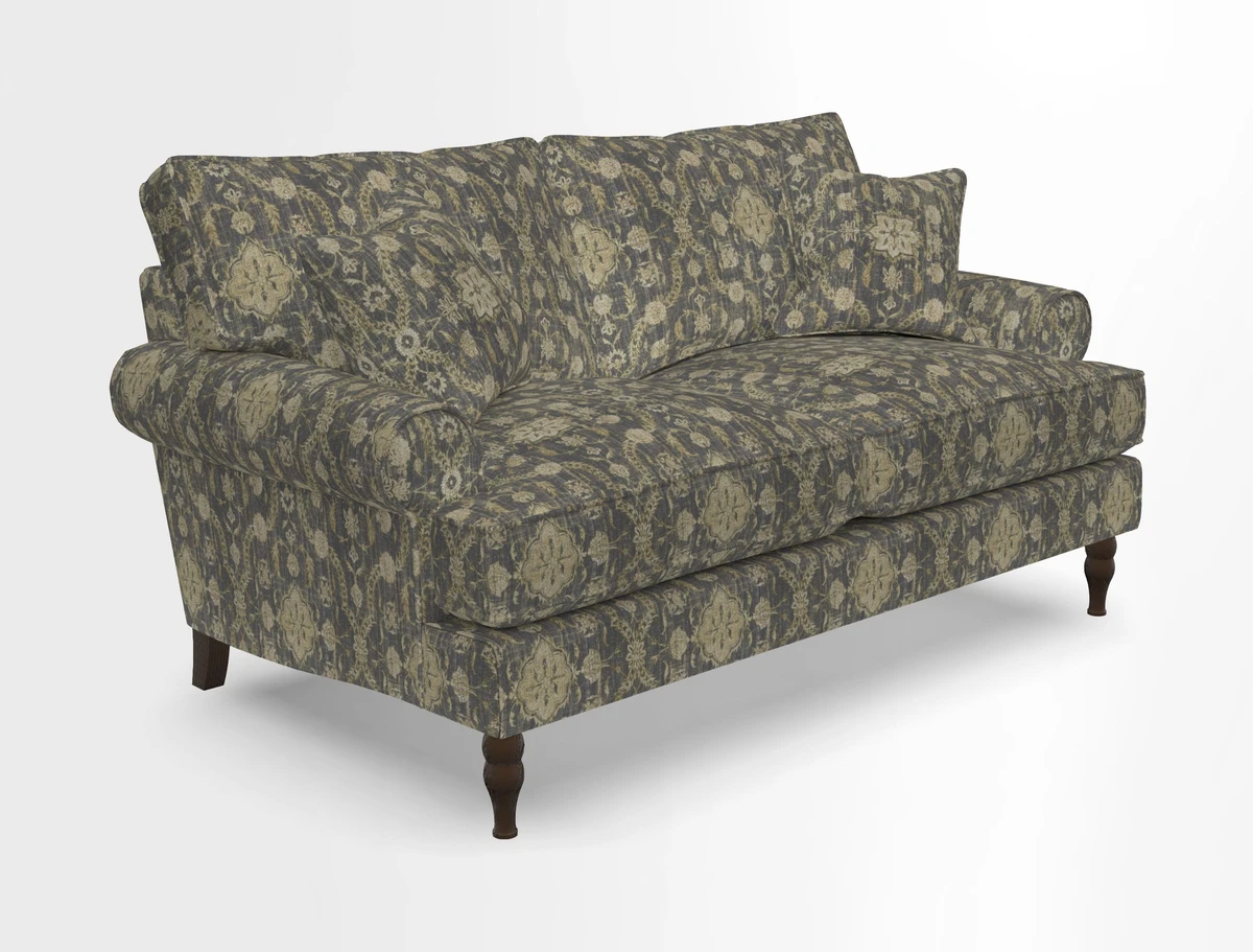 Cooksbridge 3 seater sofa in Linwood Omega Velvet Green Tea