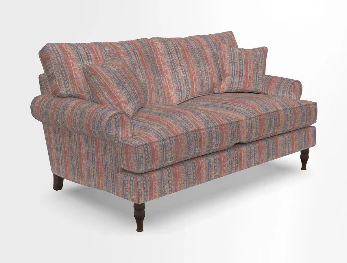 Cooksbridge 3 seater sofa in Linwood Omega Velvet Green Tea