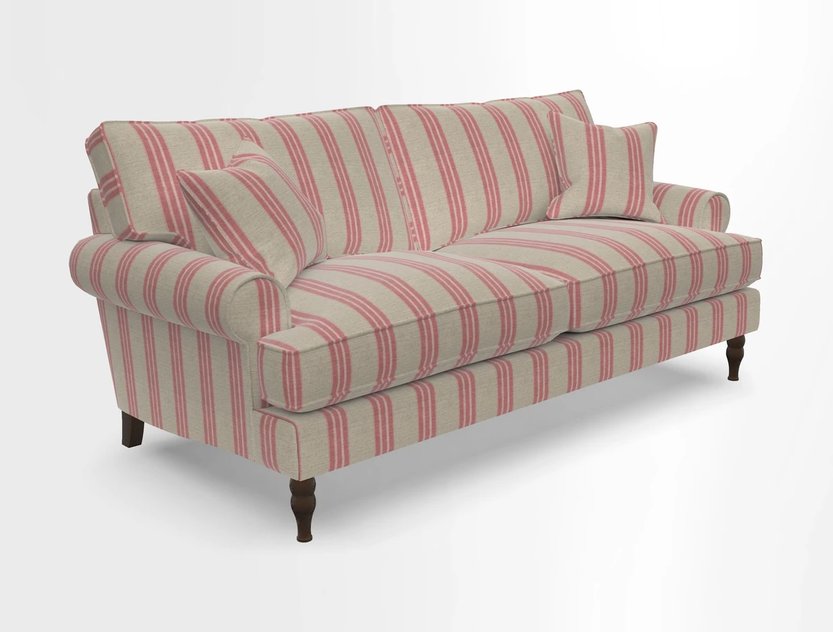 Cooksbridge 3 seater sofa in Linwood Omega Velvet Green Tea