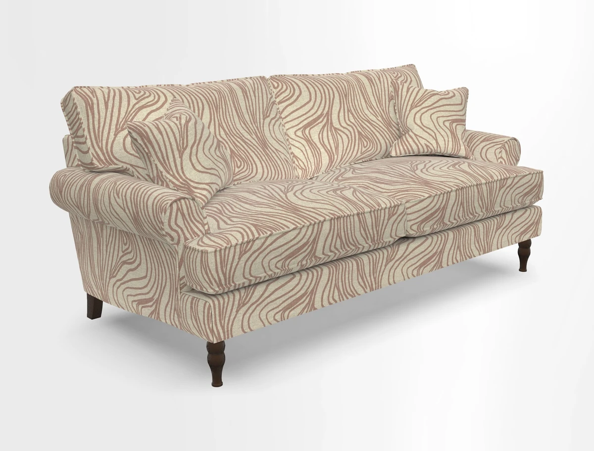 Cooksbridge 3 seater sofa in Linwood Omega Velvet Green Tea