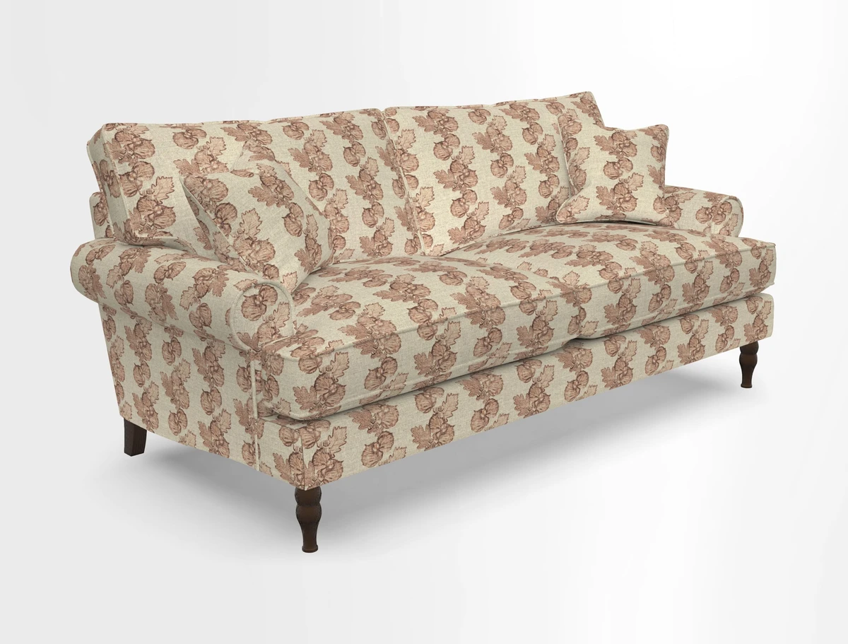 Cooksbridge 3 seater sofa in Linwood Omega Velvet Green Tea