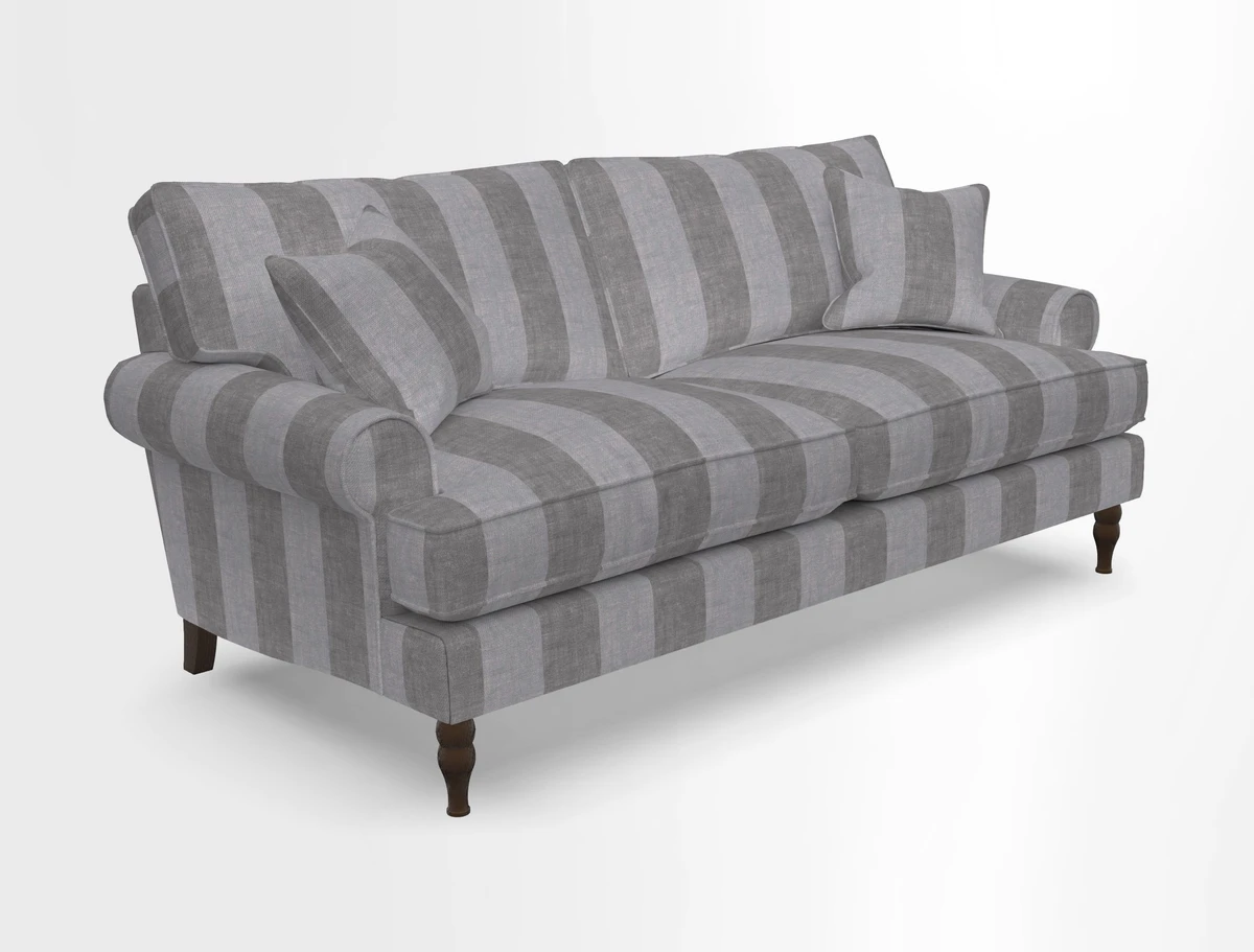 Cooksbridge 3 seater sofa in Linwood Omega Velvet Green Tea