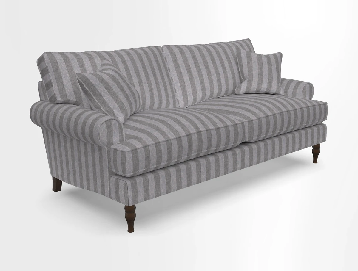 Cooksbridge 3 seater sofa in Linwood Omega Velvet Green Tea