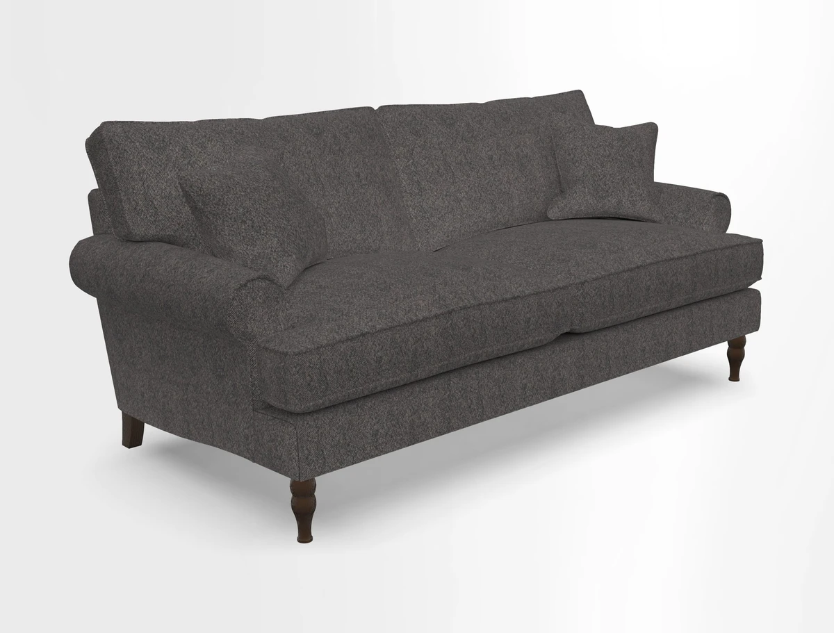 Cooksbridge 3 seater sofa in Linwood Omega Velvet Green Tea