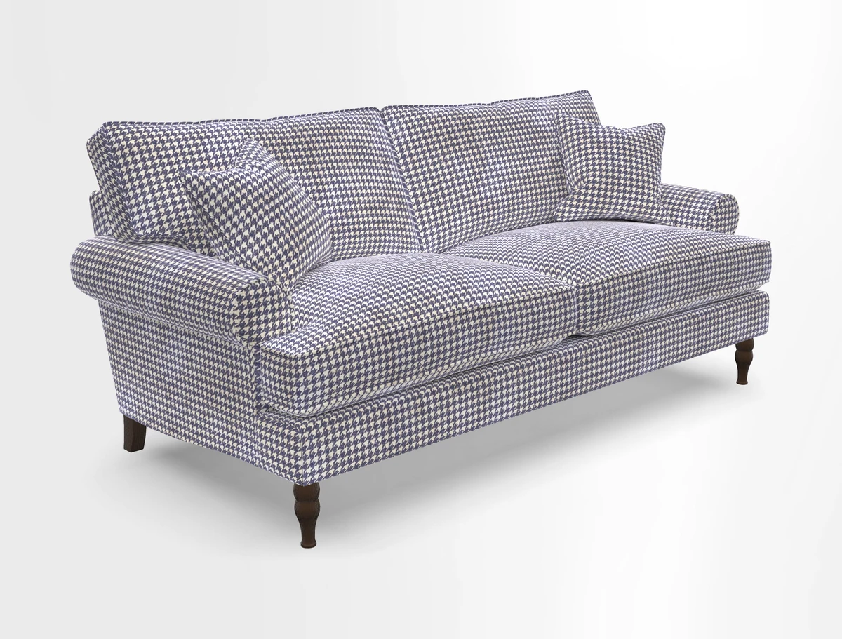 Cooksbridge 3 seater sofa in Linwood Omega Velvet Green Tea