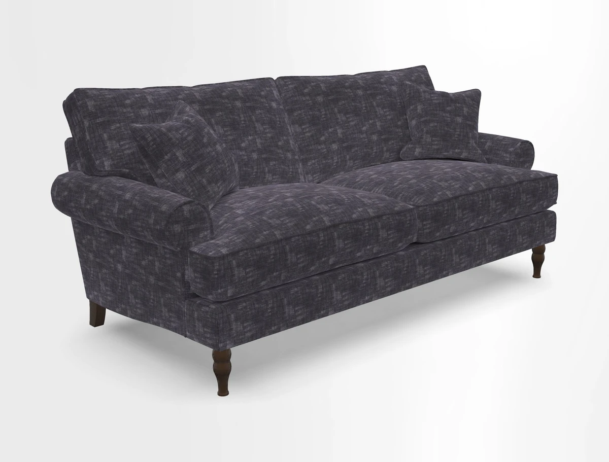 Cooksbridge 3 seater sofa in Linwood Omega Velvet Green Tea