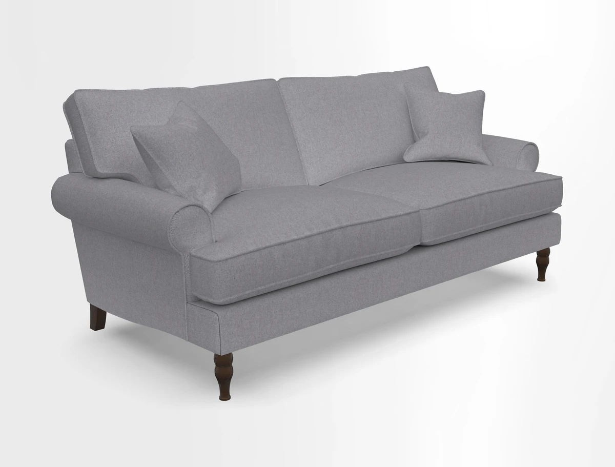 Cooksbridge 3 seater sofa in Linwood Omega Velvet Green Tea