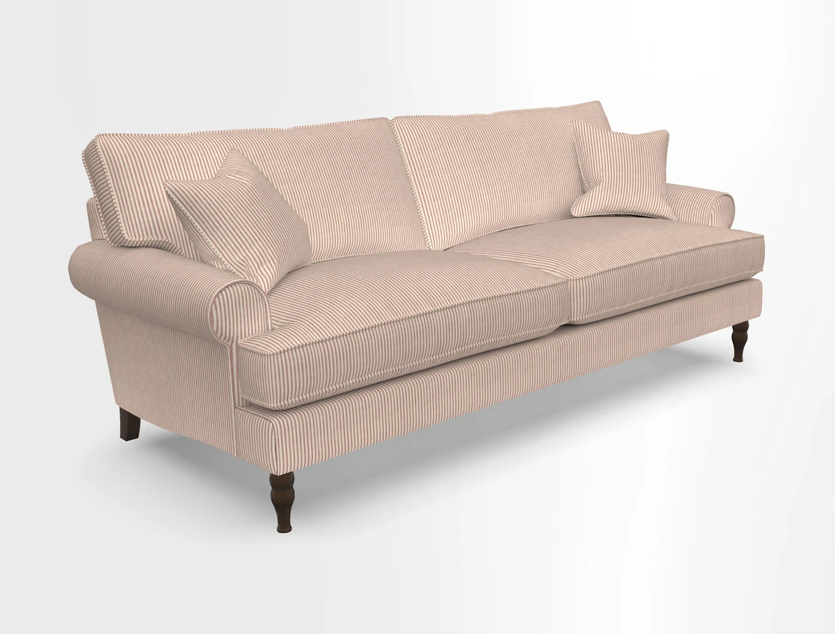 Cooksbridge 3 seater sofa in Linwood Omega Velvet Green Tea