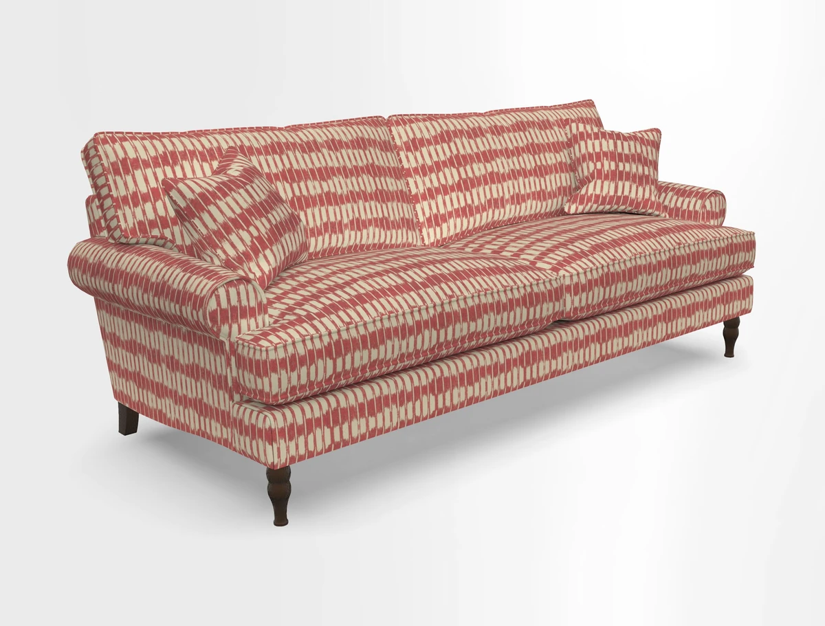 Cooksbridge 3 seater sofa in Linwood Omega Velvet Green Tea