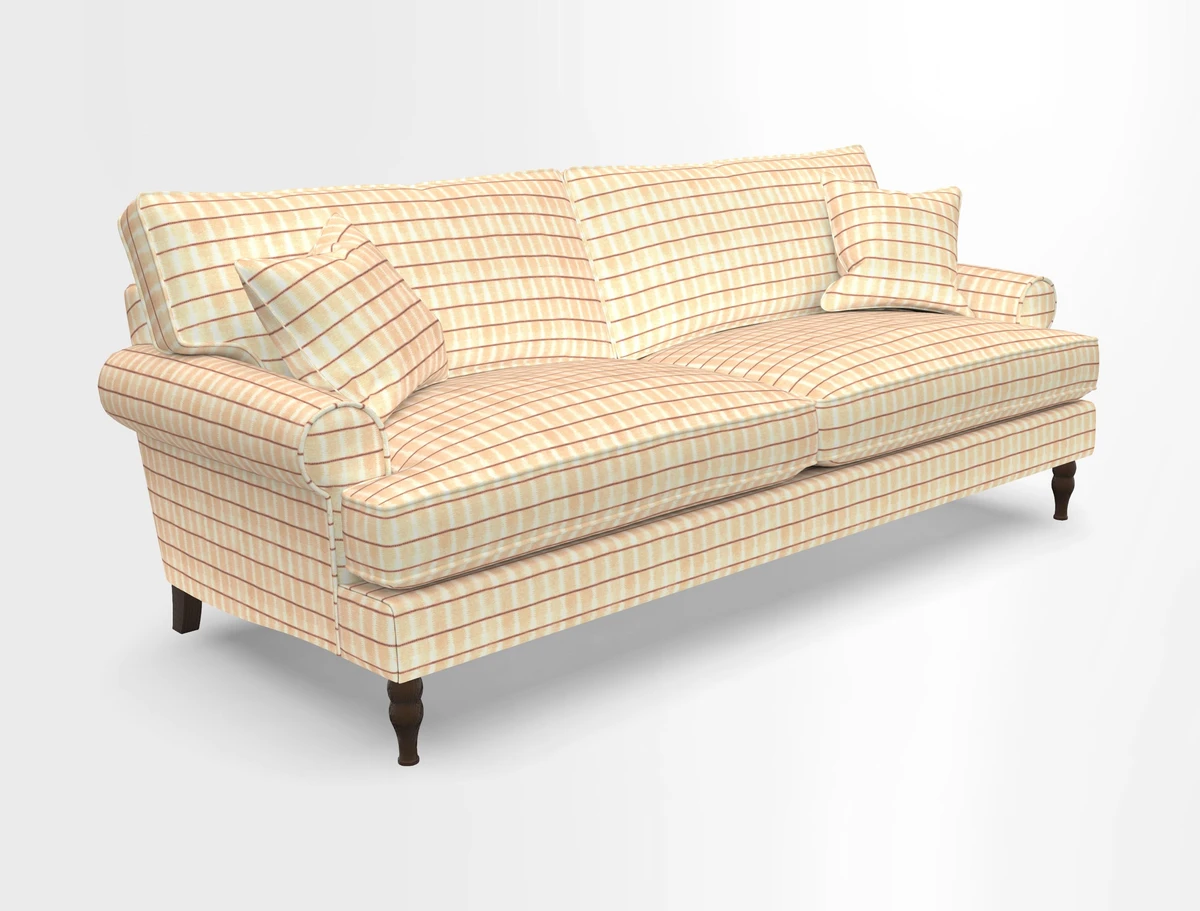 Cooksbridge 3 seater sofa in Linwood Omega Velvet Green Tea