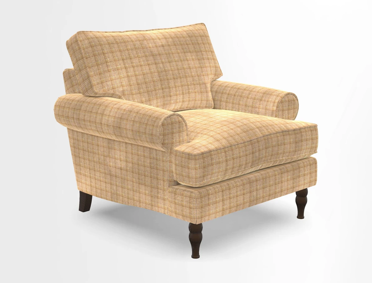Cooksbridge Chair in Cloth 21 Simple Stripe Bilberry