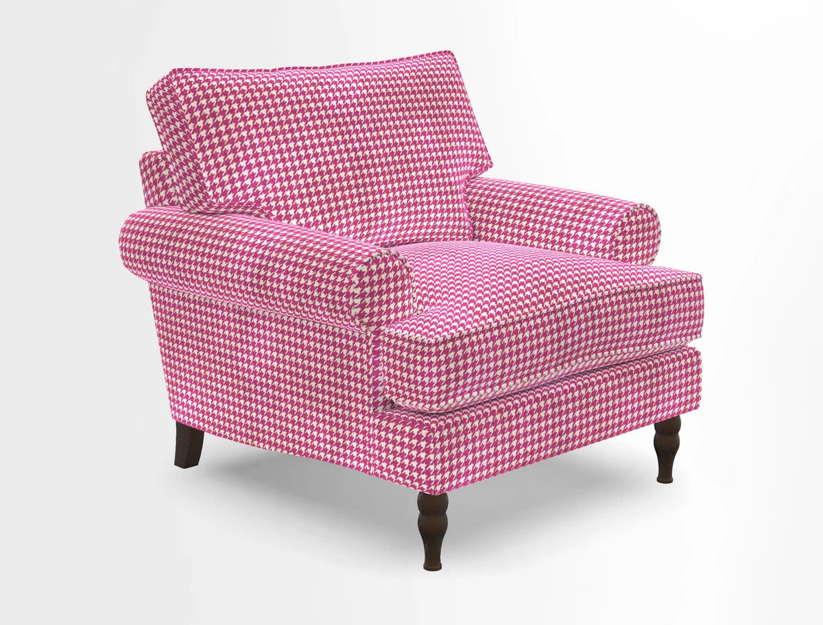 Cooksbridge Chair in Cloth 21 Simple Stripe Bilberry