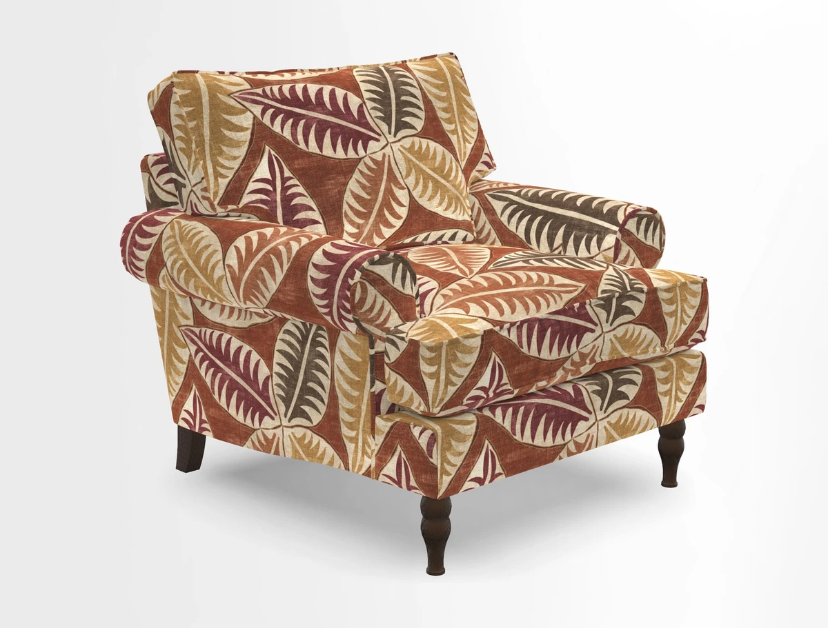 Cooksbridge Chair in Cloth 21 Simple Stripe Bilberry