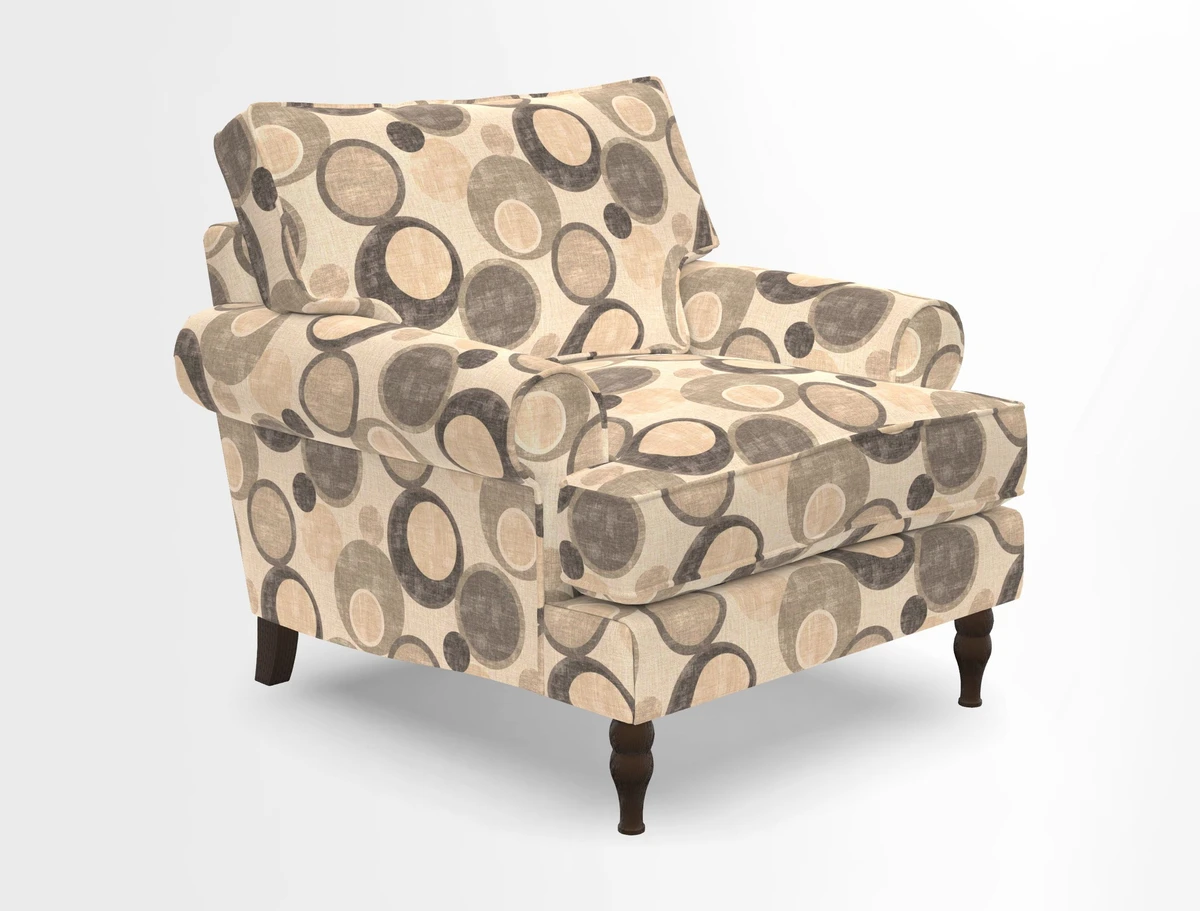 Cooksbridge Chair in Cloth 21 Simple Stripe Bilberry