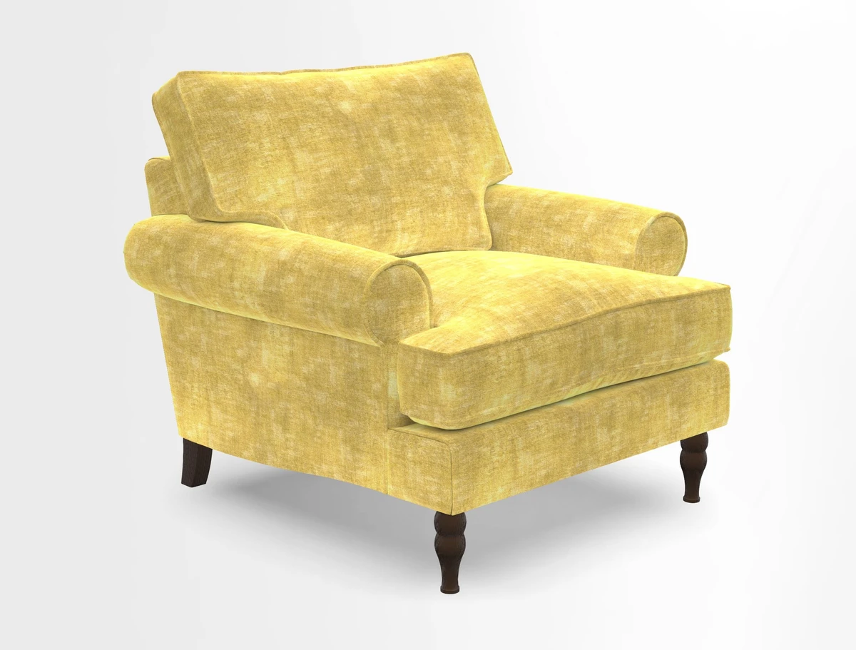 Cooksbridge Chair in Cloth 21 Simple Stripe Bilberry