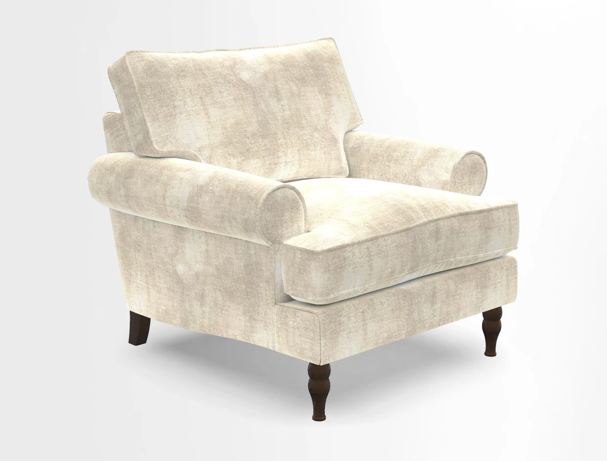 Cooksbridge Chair in Cloth 21 Simple Stripe Bilberry