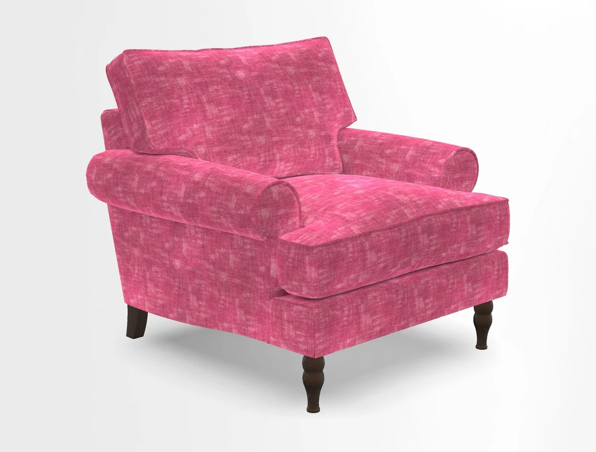 Cooksbridge Chair in Cloth 21 Simple Stripe Bilberry