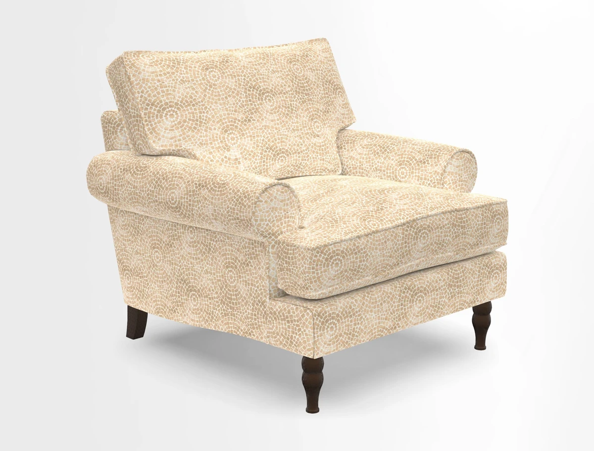 Cooksbridge Chair in Cloth 21 Simple Stripe Bilberry
