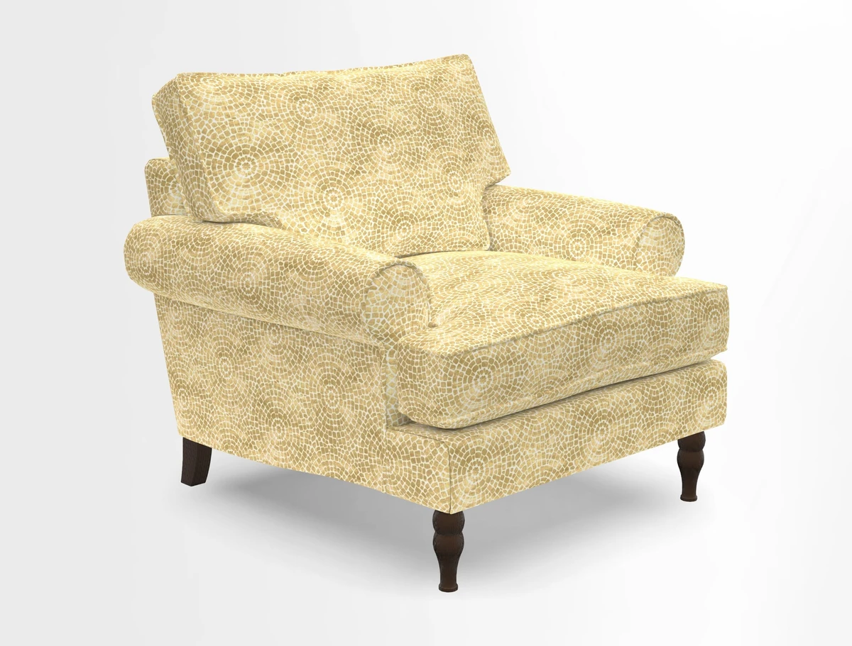 Cooksbridge Chair in Cloth 21 Simple Stripe Bilberry