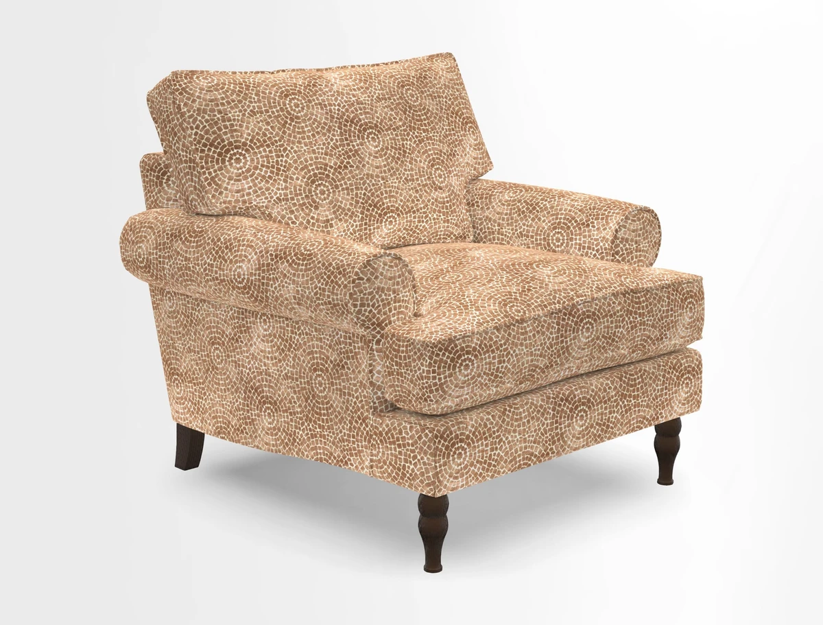 Cooksbridge Chair in Cloth 21 Simple Stripe Bilberry
