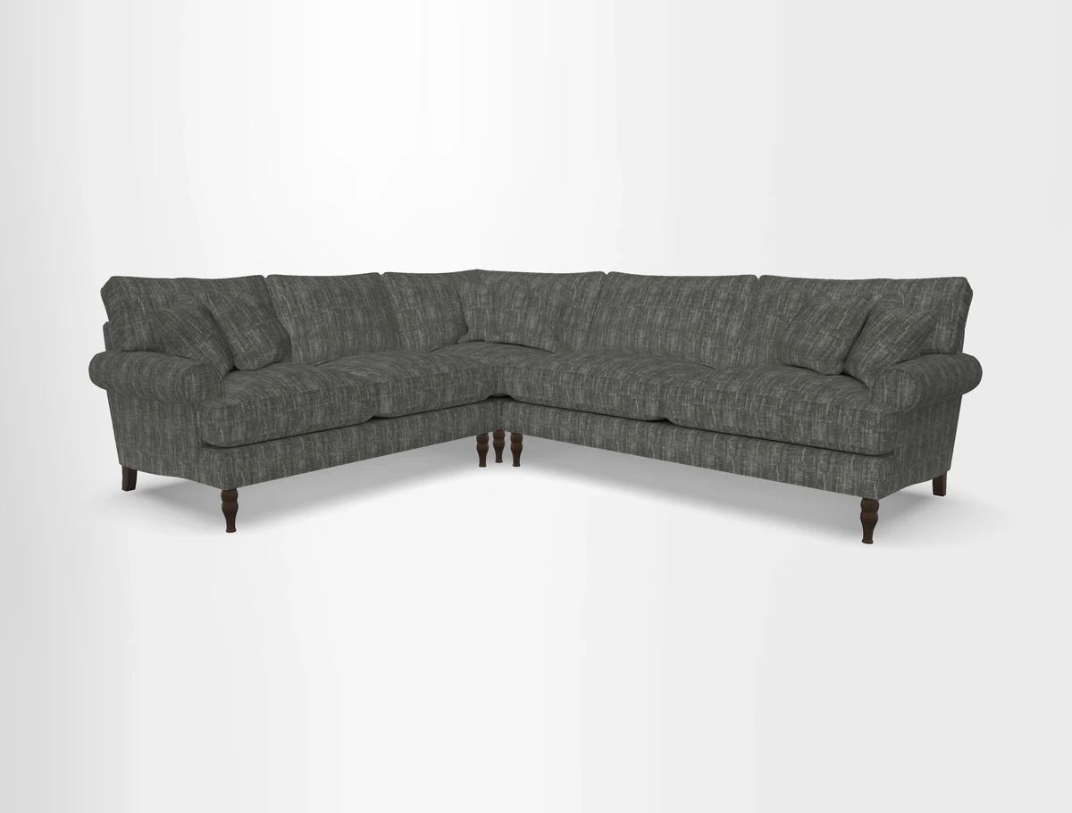 Cooksbridge corner sofa RHF in Cloth 21 Oak Leaf Beech