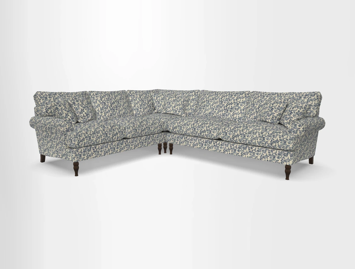 Cooksbridge corner sofa RHF in Cloth 21 Oak Leaf Beech