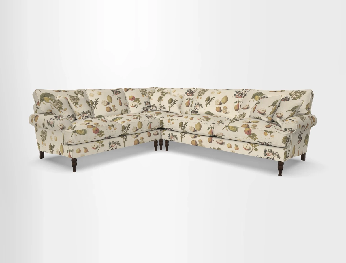 Cooksbridge corner sofa RHF in Cloth 21 Oak Leaf Beech