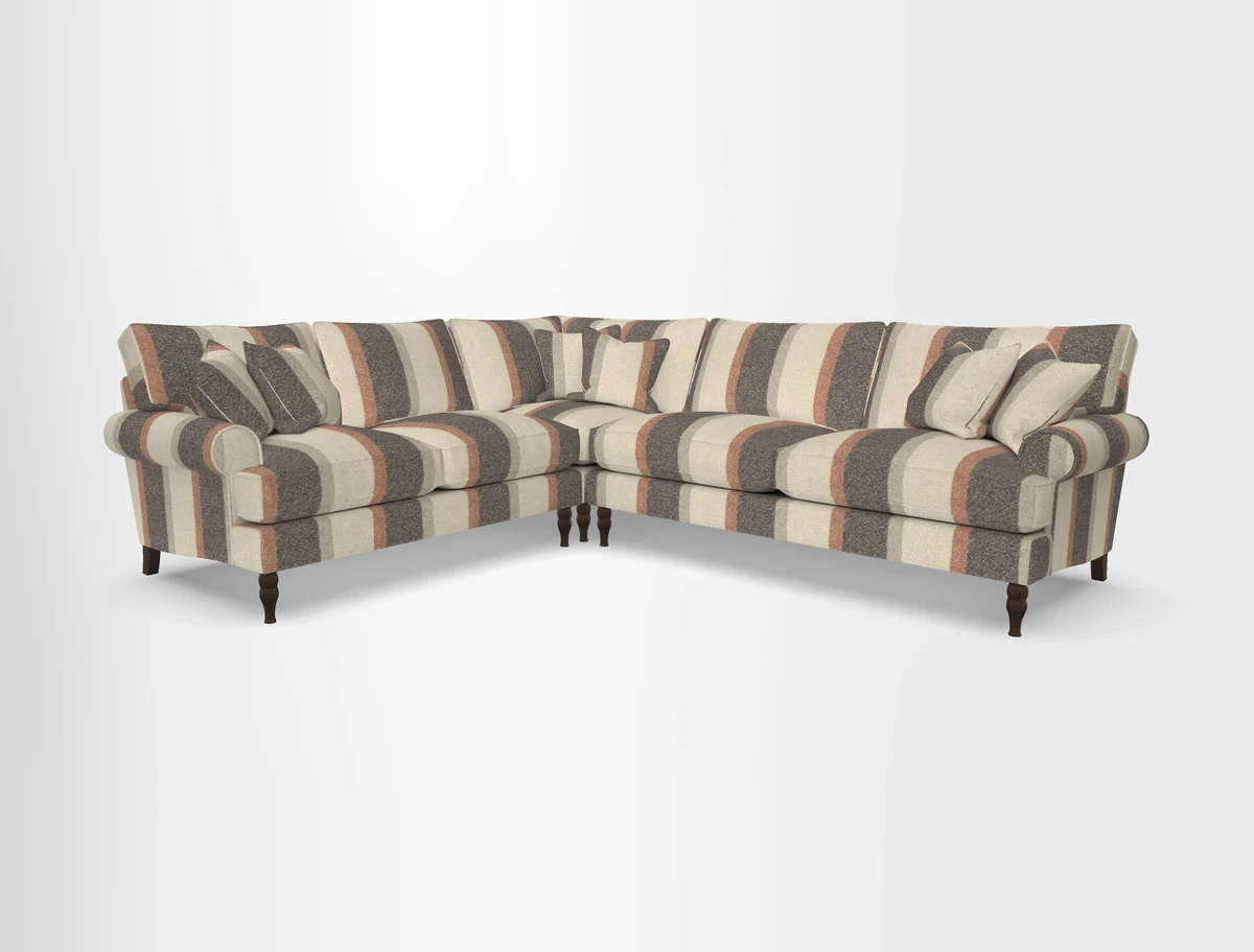 Cooksbridge corner sofa RHF in Cloth 21 Oak Leaf Beech