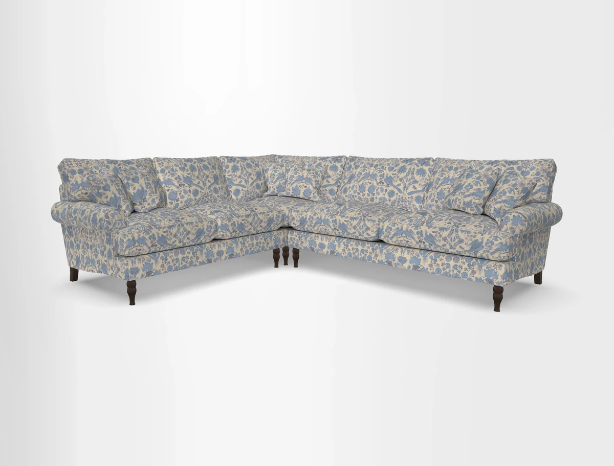Cooksbridge corner sofa RHF in Cloth 21 Oak Leaf Beech