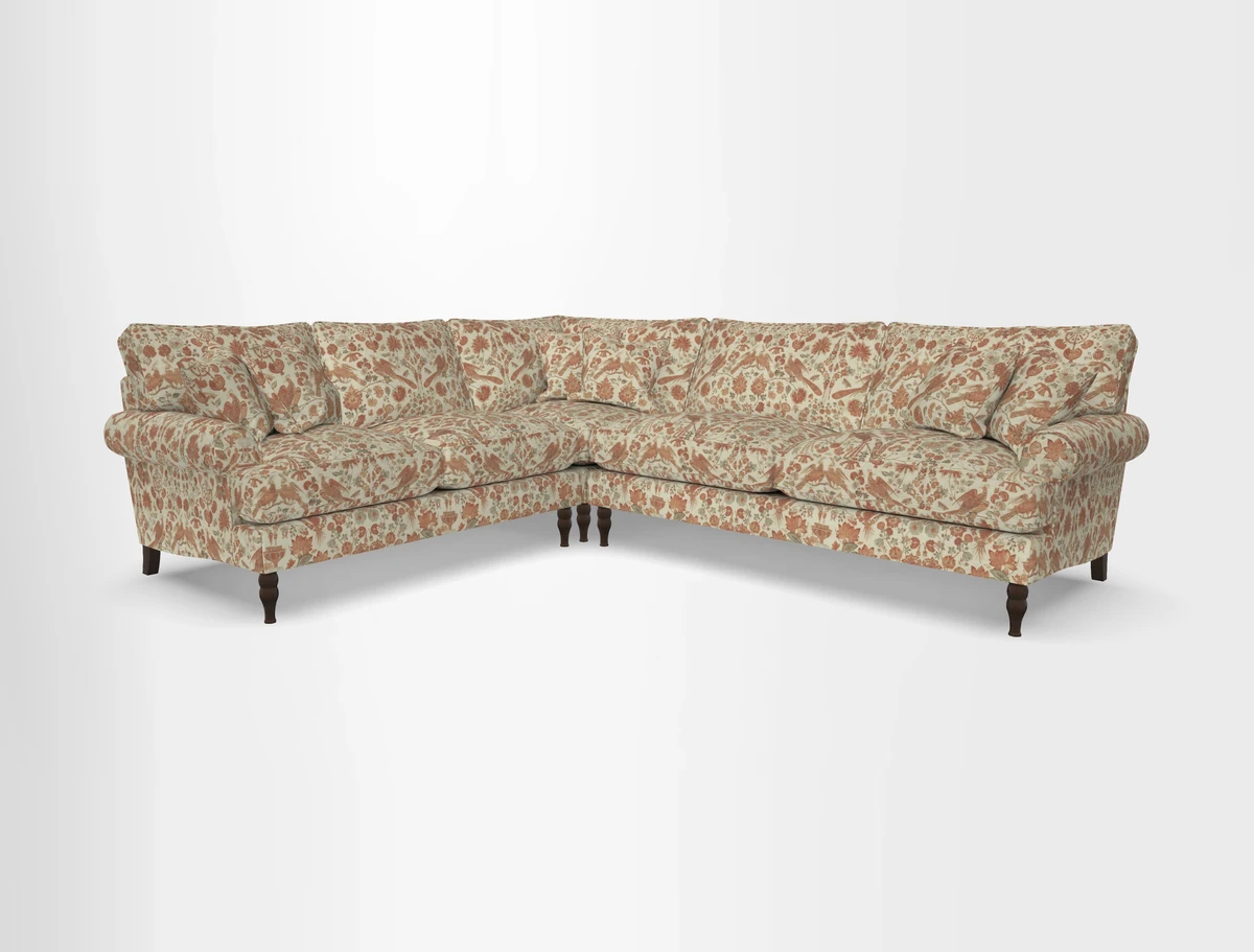 Cooksbridge corner sofa RHF in Cloth 21 Oak Leaf Beech
