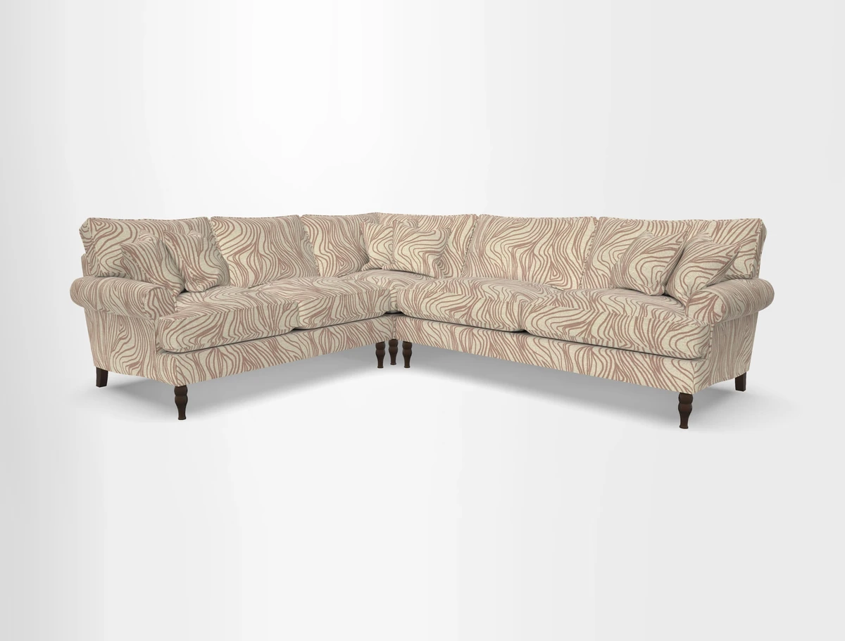 Cooksbridge corner sofa RHF in Cloth 21 Oak Leaf Beech