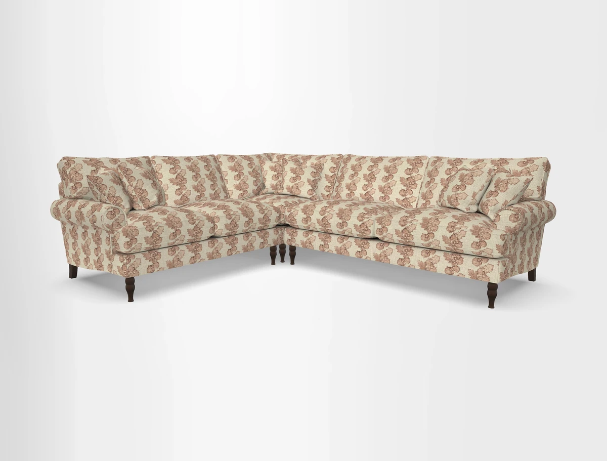 Cooksbridge corner sofa RHF in Cloth 21 Oak Leaf Beech