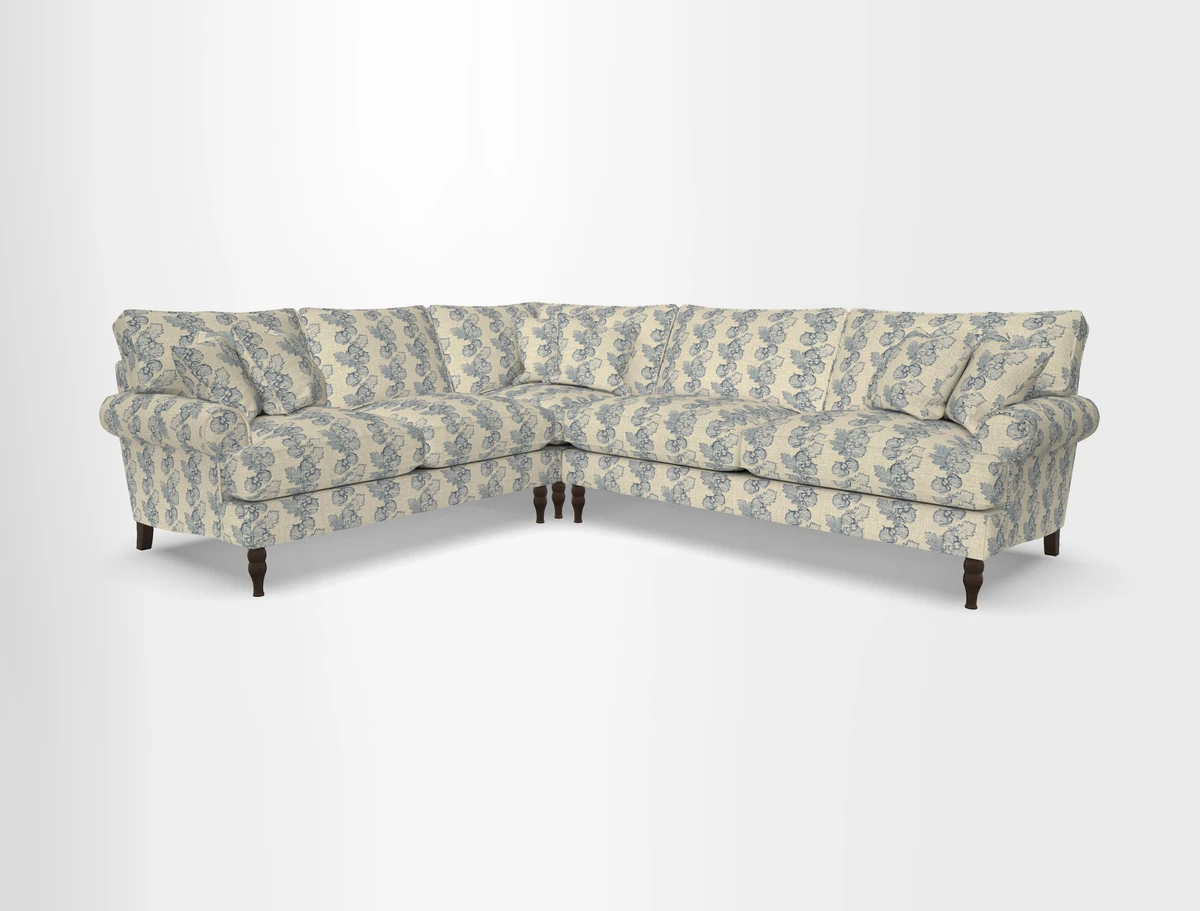 Cooksbridge corner sofa RHF in Cloth 21 Oak Leaf Beech
